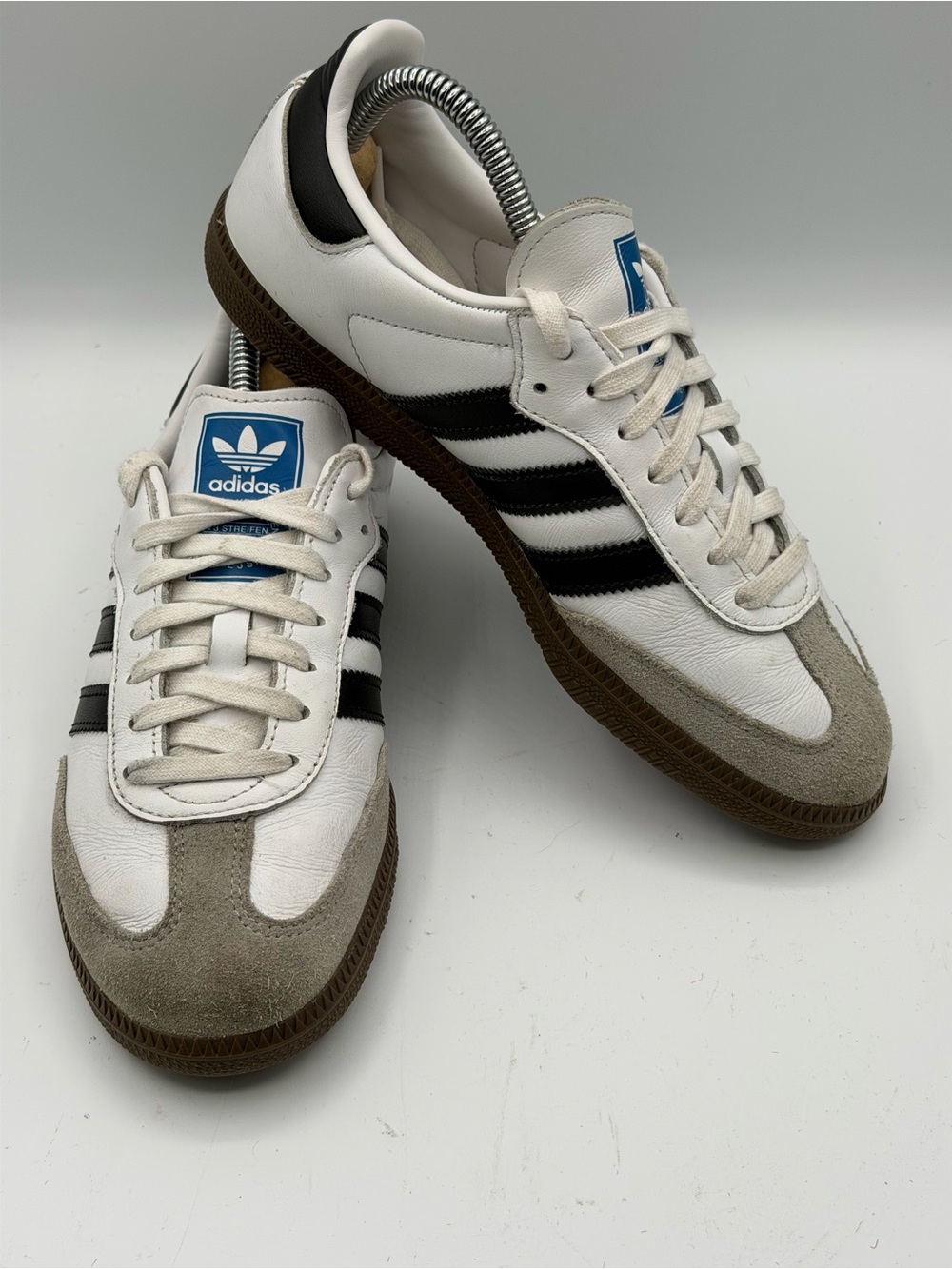 Adidas Samba OG B75806 Men’s 7.5 Sneakers Cloud White Core Black Gum Leather